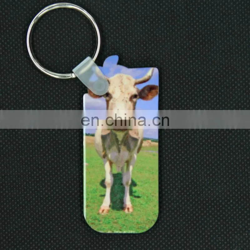 DIY sublimation heat transfer MDF blank key chain of 12 Chinese zodiac signs