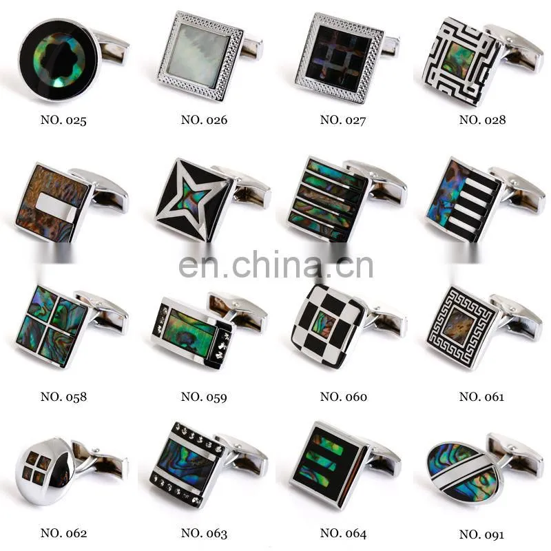 fashion abalone cufflinks shell cufflinks men's jewelry high quality
