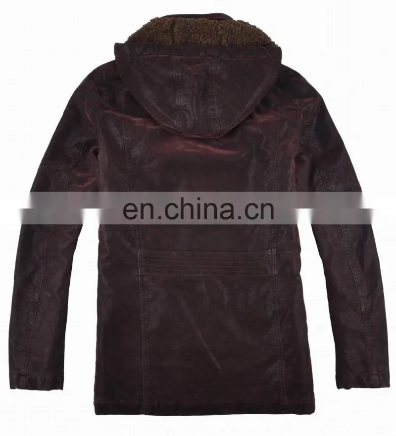 2015 mens oem brand fashion leather jackets with high quality