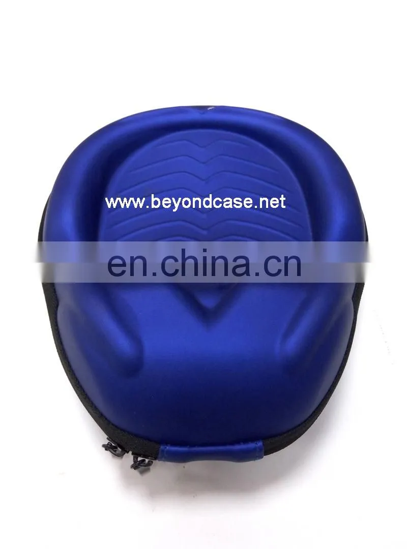 Handsfree Earset Case, Zippered Earbud Case, EVA Earphone hard Case