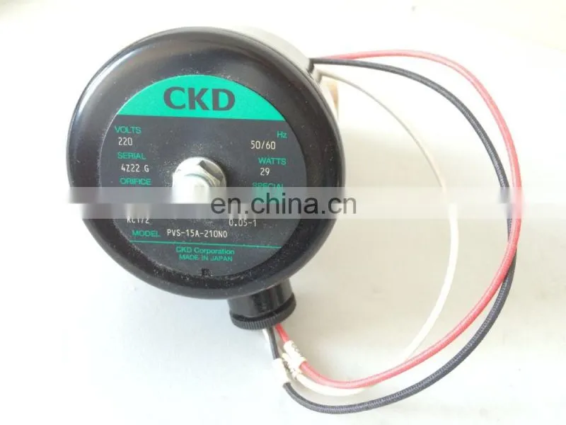 Standard CKD Brand New Style Solenoid Valve Water Solenoid Valve PVS-15A-210 Hot Selling