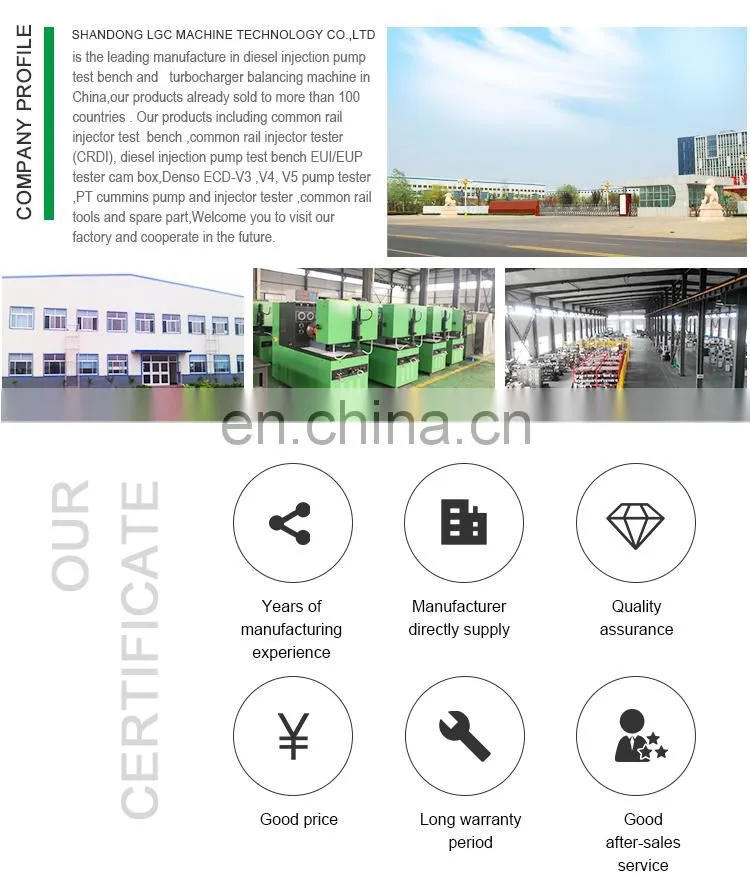 BCS815A Common rail HEUI injector pump test bench