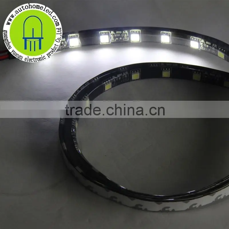 DC 12V Waterflow 50CM 60CM 80CM 5M led strip 30SMD 5050 Waterproof White Blue Red Yellow Green