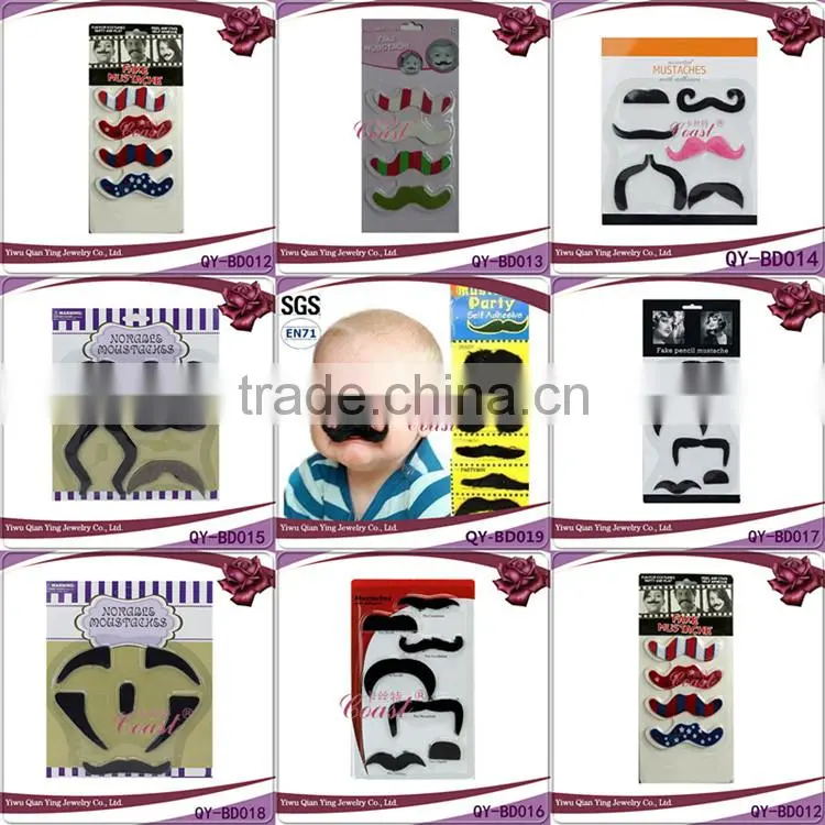fashion two colored holiday artificial toy mustaches