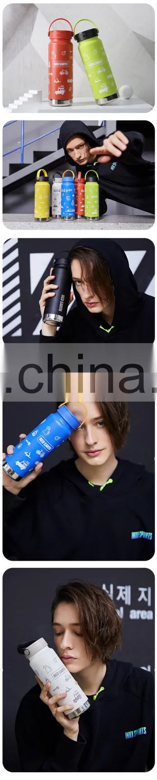 GINT 750ml Durable Sports Wide Mouth Drinking Good Design Water Bottle