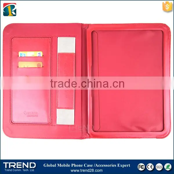china supplier kickstand folding leather case for samsung tab 3