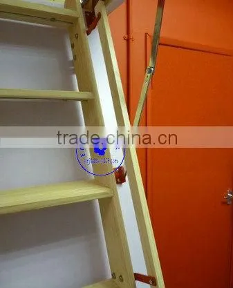 Grand Wooden Loft Ladder - Frame 1380mm x 700mm (4'6" x 2'3?") Floor to ceiling heights up to 3.2m (10'6")
