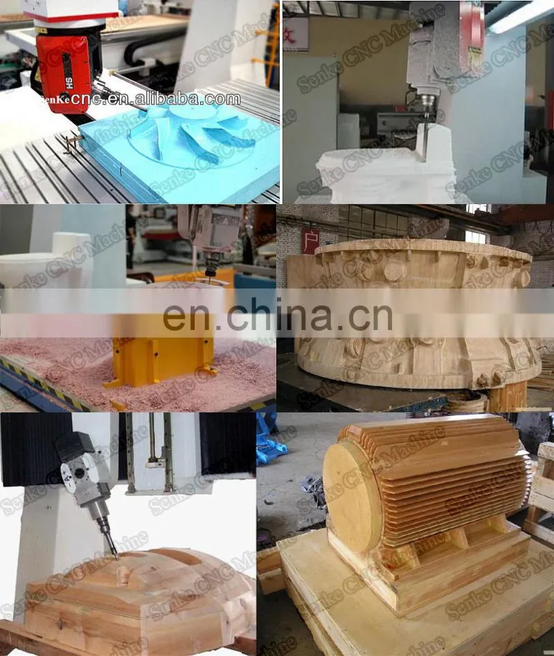 OSAI system 7.5kw Italy HSD servo motor square hobby cnc milling machine 5 axis