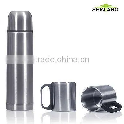500ml vacuum bottle and coffee cups promotional gift set BL-7003