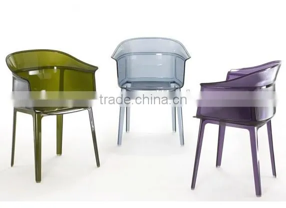 Replica French design chair polycarbonate material translucent papyrus chair by Ronan and Erwan Bouroullec