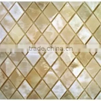 Retro Onyx Split Face Mosaic Tiles