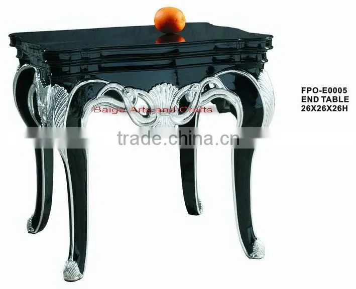 2013 Hot Sale Wood Carved Antique Mirrored Console Table S-0005