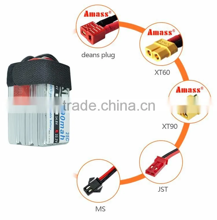 XXL 25C 6S 1500mAh 22.2V lipo battery batteria akku packs accumulators rc helicopters Toys & Hobbies