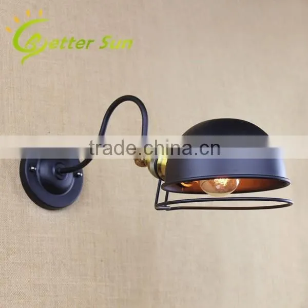 Modern Glass Shade Swing Arm wall light and wall lamp for Bedroom