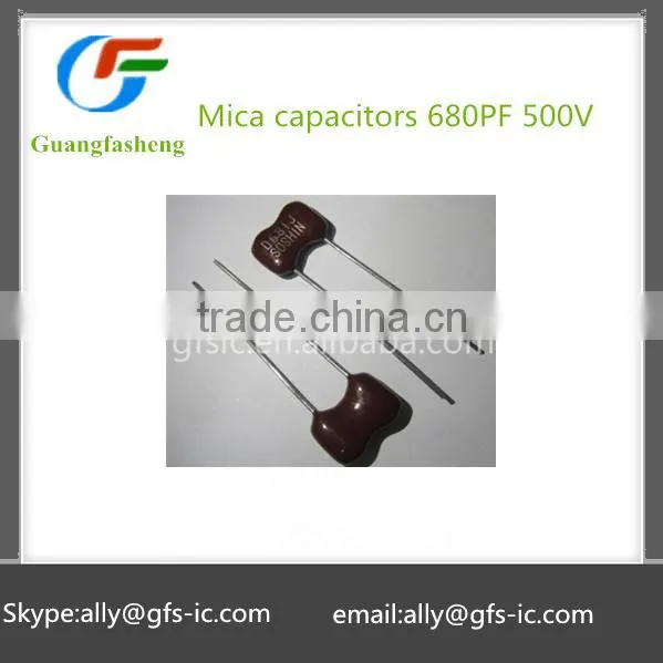 Mica capacitors 680PF 500V