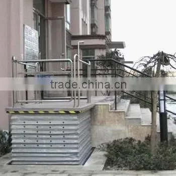 wheelchair lift,lift with no obstacle,stair climbing lift