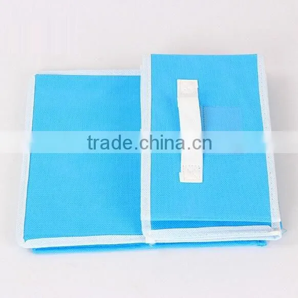 Folded Non-woven Fabric Storage Bins