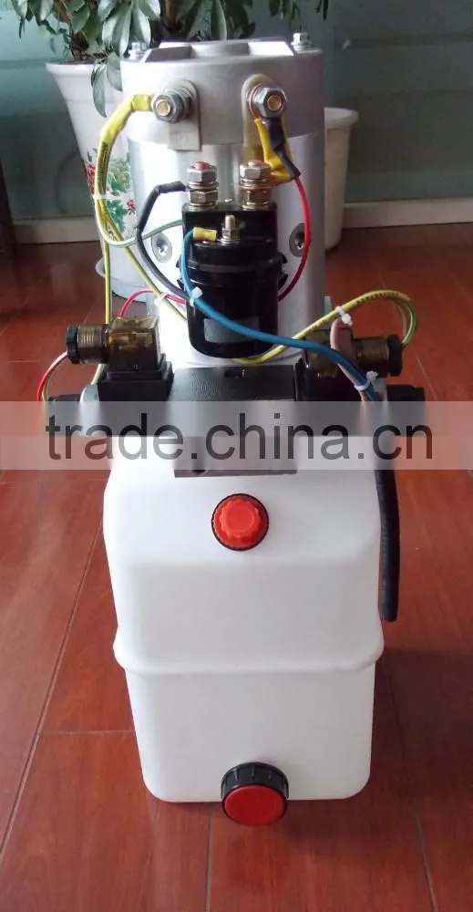 DC12v or 24v snow plow hydraulic power units