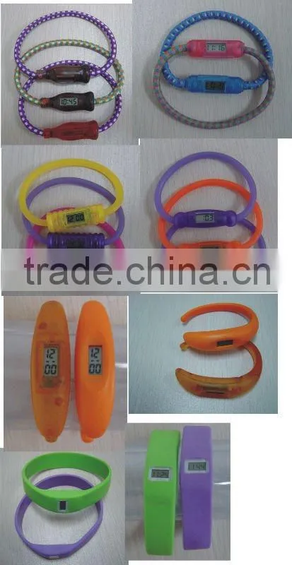 BF1804B ABS sport gift ROHS CE Jelly bracelet watch digital timepiece