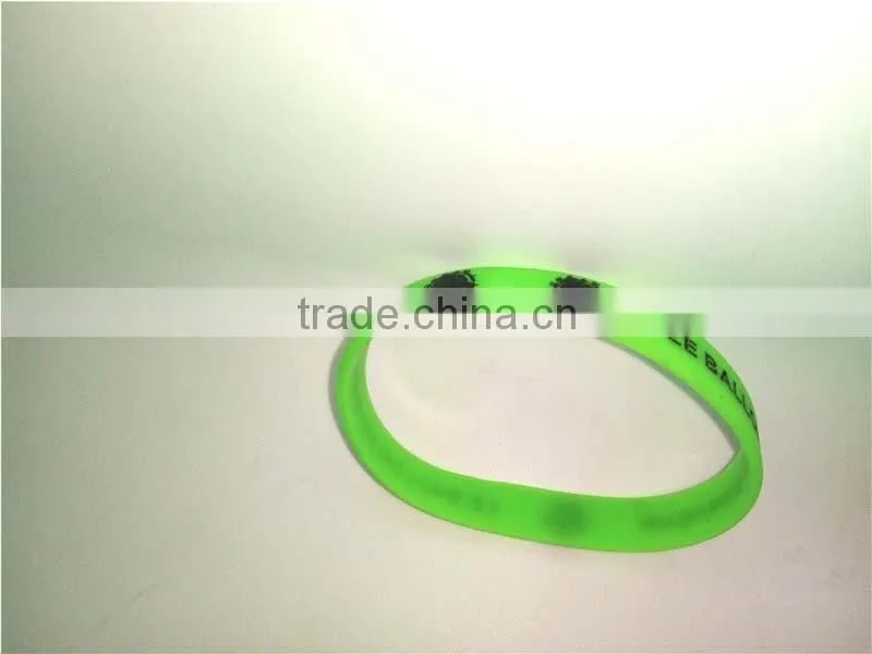 Popular Design Durable Letter Wristbands Silicone Thin Bracelet Manufacturer