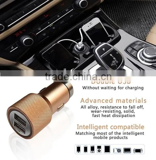 USB Car Charger Adapter 2 Port 3.1A For iPhone Samsung Galaxy HTC