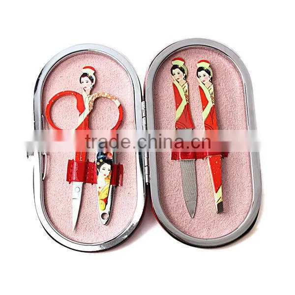Luxury stainless steel manicure set