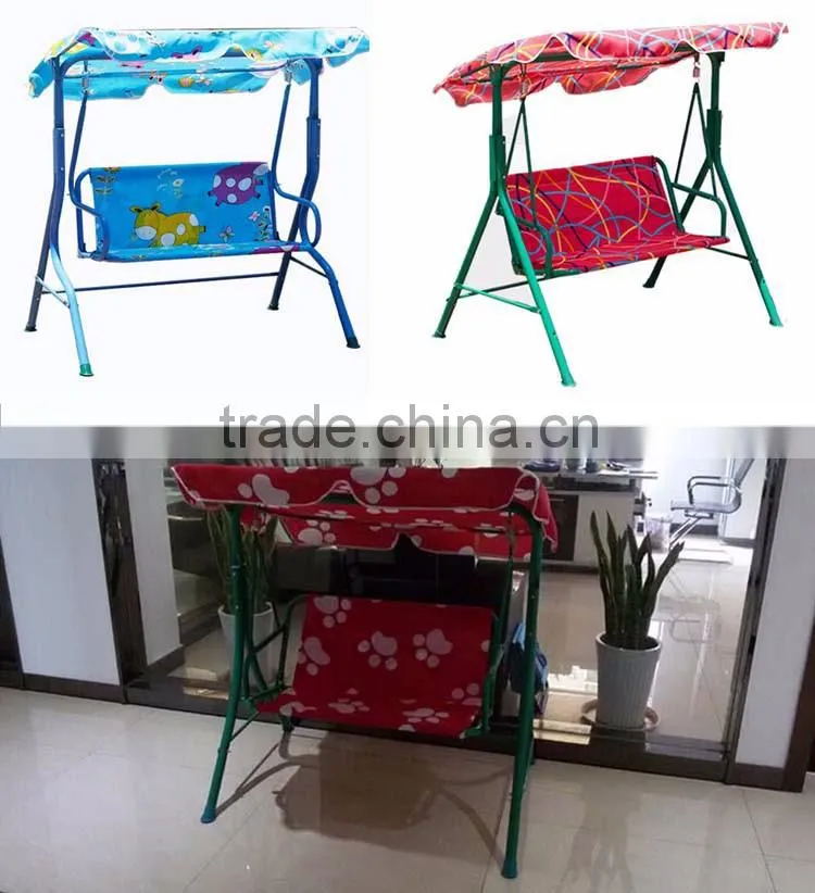 Outdoor Cartoon Lovely Courtyard Terrace Garden Safety Hanging Kid's Patio Baby Swing Chair