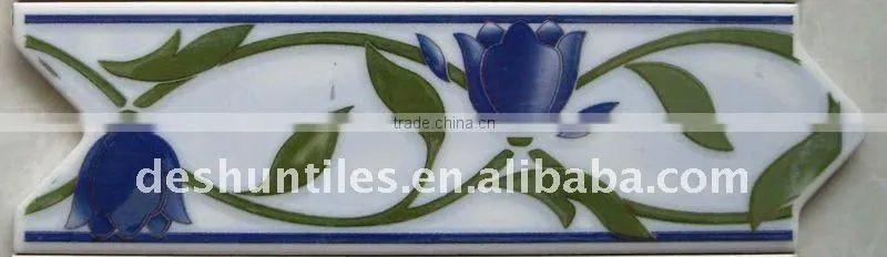 decorative ceramic kitchen tile borders,bathroom wall border tiles