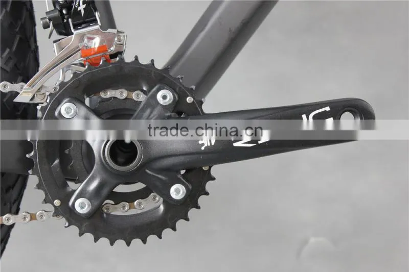 2015 hot sell carbon complete fatbike UD matt with fat fork 150mm