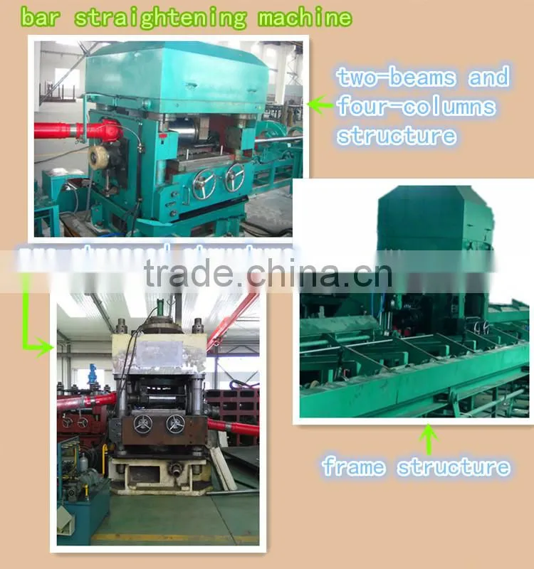 Remarkable effect metal bar straightening machine