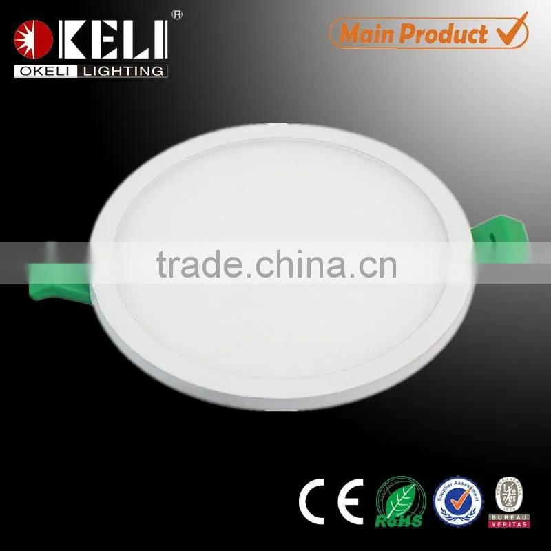Integrated lamp body and driver ultra slim LED panel light