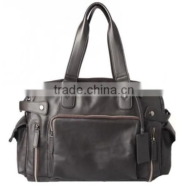 Hot selling men's leather satchel shoulder bags