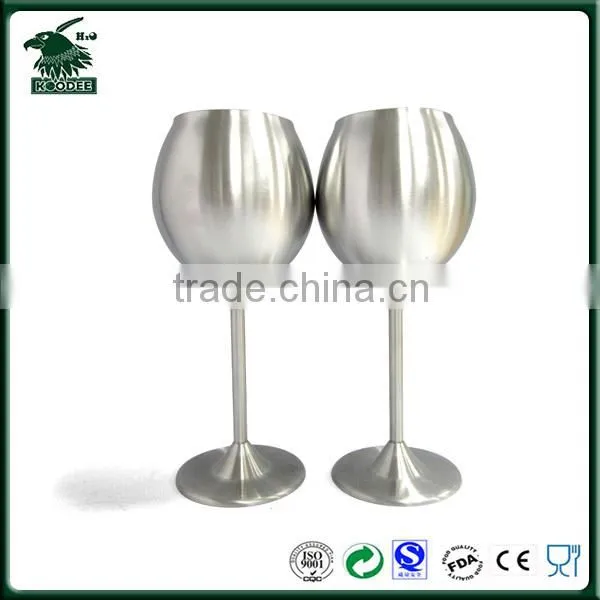 Father's day Gift BPA Free Stainless Steel Wine Glass Unbreakable Wine Glass