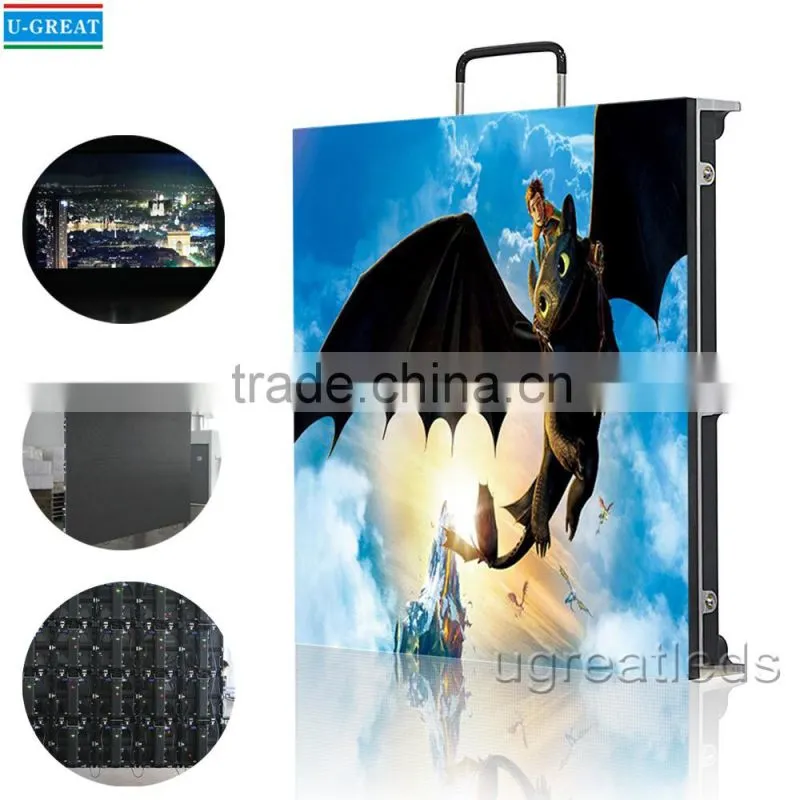 Trade Assurance High Refresh Outdoor Die-casting Aluminum P3.91 Rental LED Display