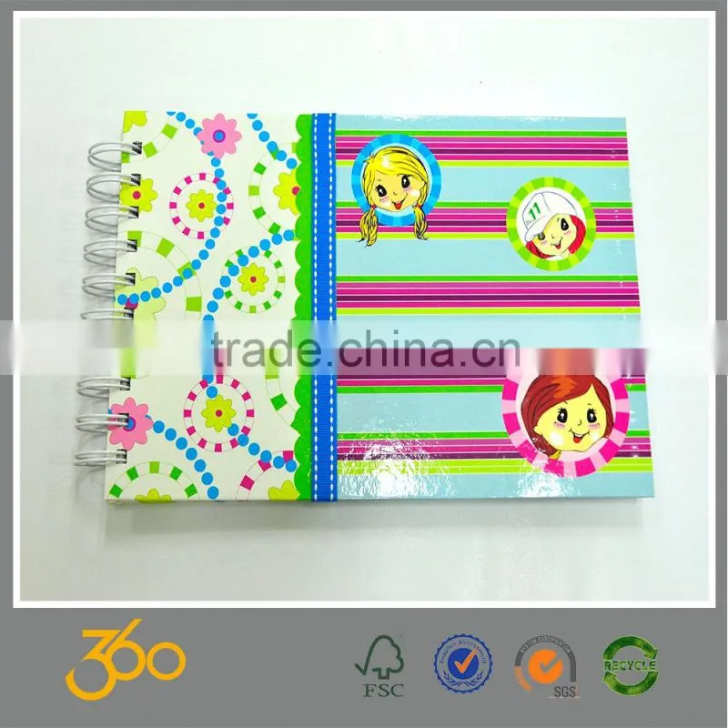 custom journal book printing a4 spiral notebook
