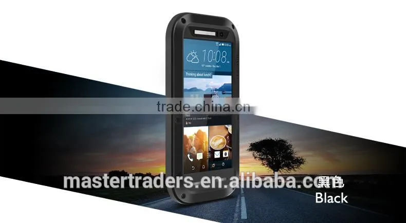 Original LOVE MEI Powerful Metal Waterproof Dirtproof Shockproof Protective Case For HTC One M9 MT-3529