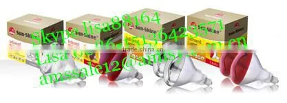 Clear color 100w infrared heat bulb