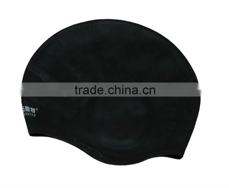 Ear protection swim caps/silicone swim caps