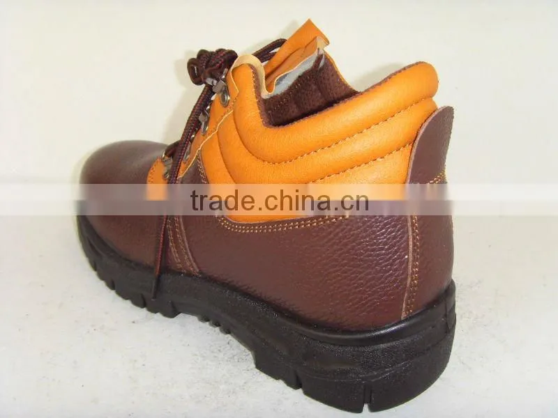 leather pu safety shoes 8042