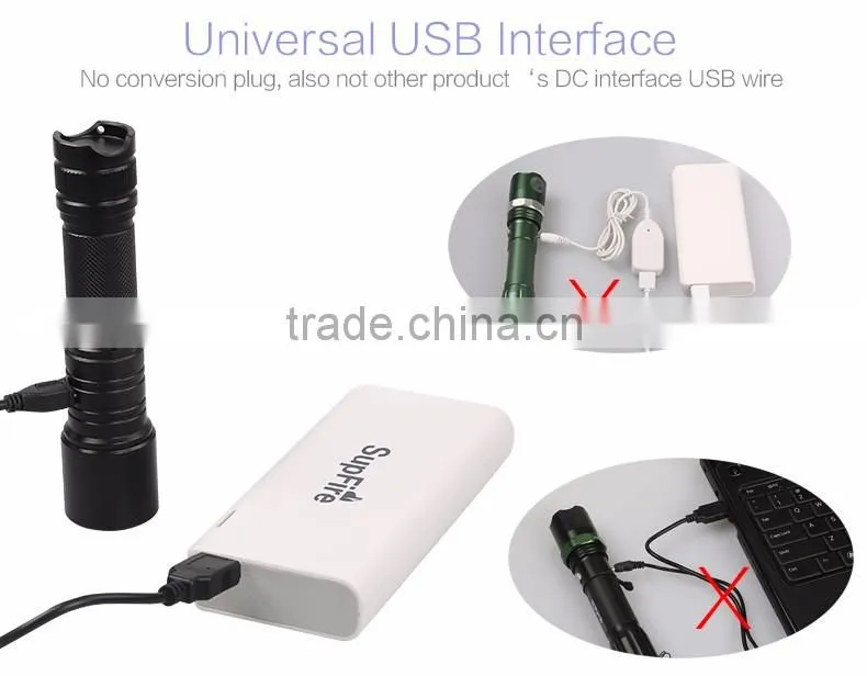 Supfire USB torch A5