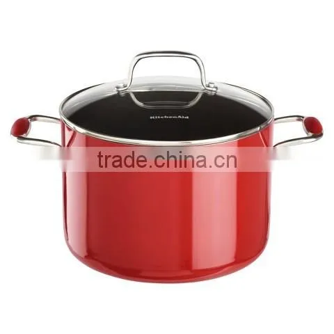 Colorful Aluminum Non-stick / Ceramic Soup & Stock Pots for Sale