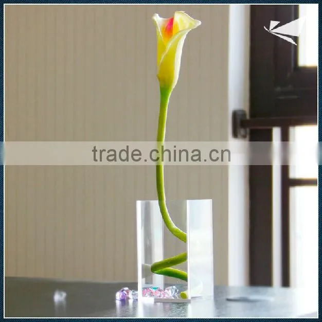 2015 mini acrylic exqusite rose vase made in shenzhen