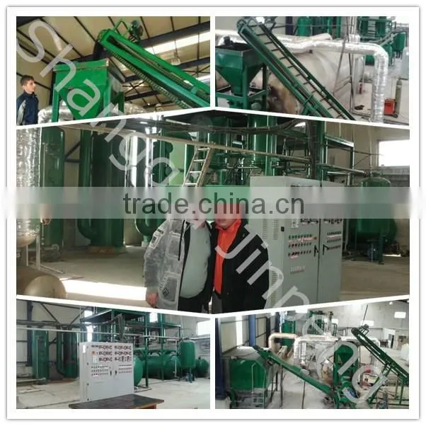 2017 Waste Tyre to Fuel Oil Recycling Machinery with CE,SGS