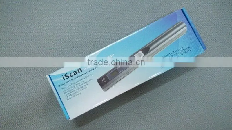 2015 potable scanner Hot 600dpi or 900dpi A4 Document Portable Scanner