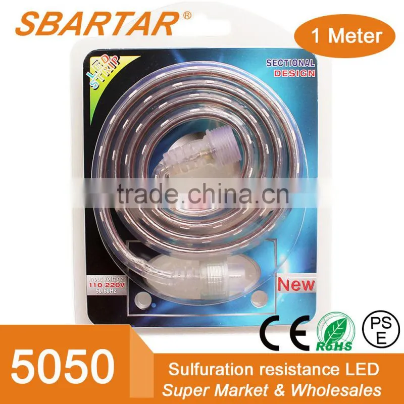 6W/M led epistar chip 328ft 100M flexible waterproof ip67 2835 led strip light
