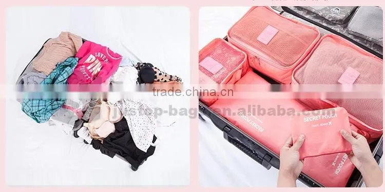Justop wholesale mesh travel bag organizer