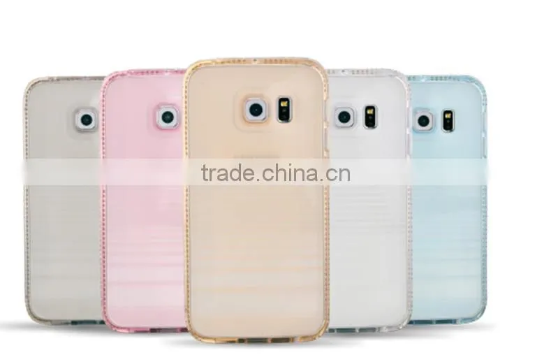 TPU Material Smallest Thickness High Quality TPU Phone Cases for Samsung S6 Edge