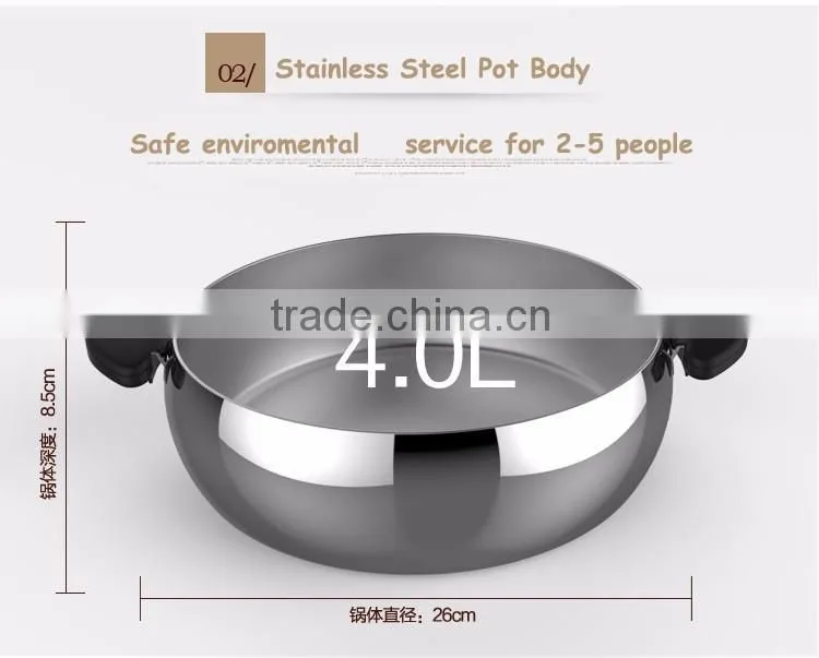 Electric stainless steel chafing dish HG-F426BA