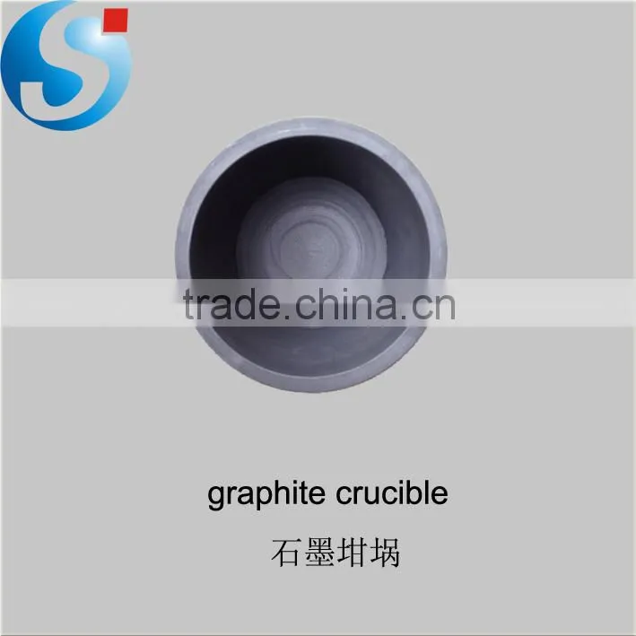 Graphite crucible for melting precious metals
