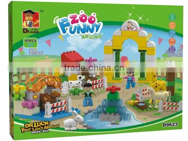 DIY Educational Toy Building Bricks Set - Zoo Funny